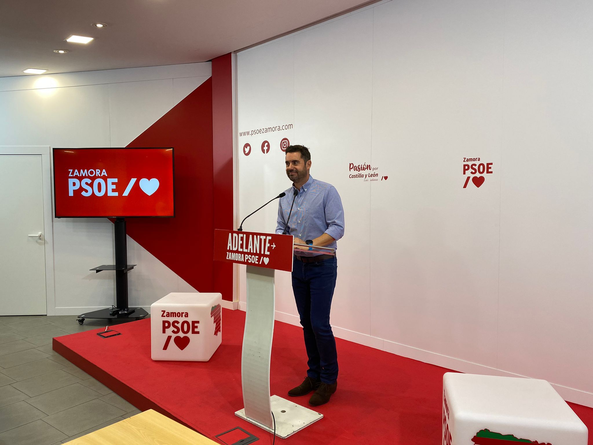 El secretario general del PSOE en Zamora y diputado nacional, Antidio Fagúndez 