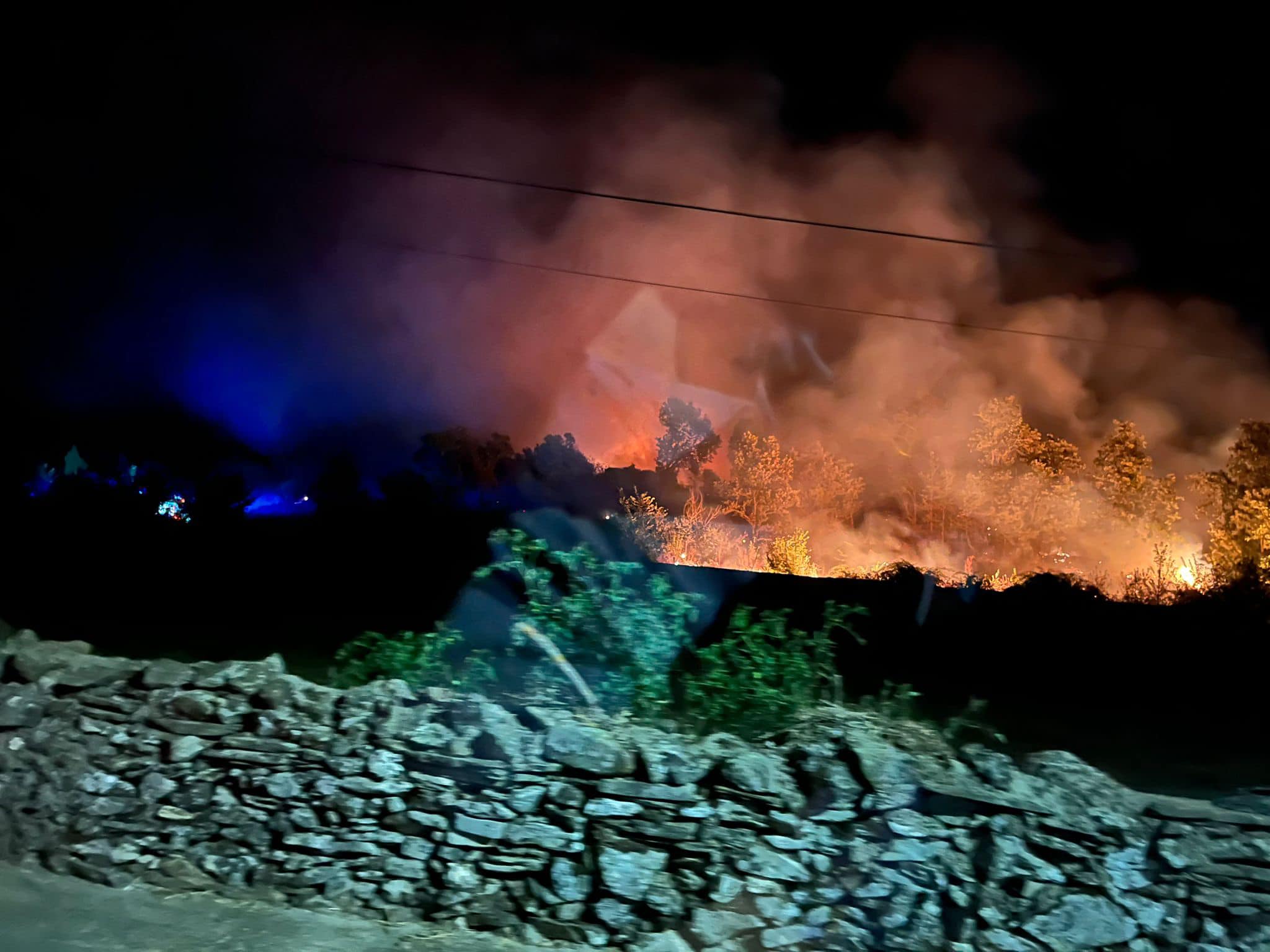 Incendio en Grisuela