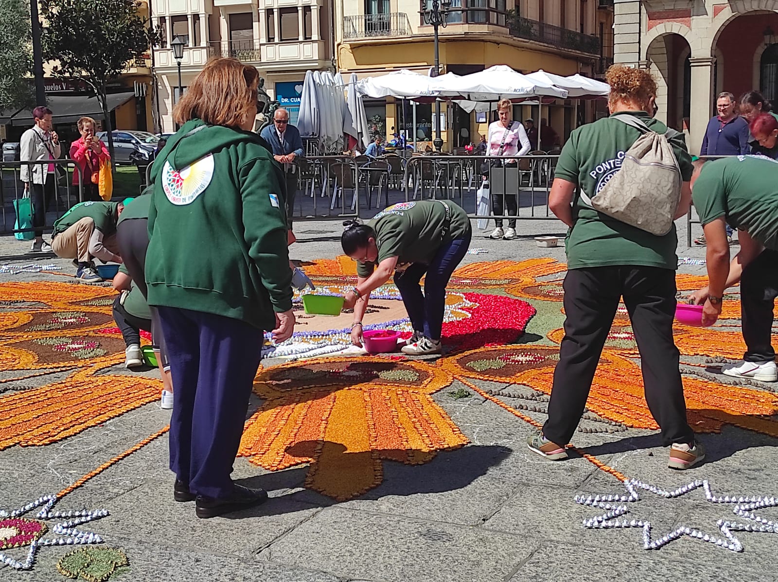 Alfombra floral a la Virgen de la Concha 2024