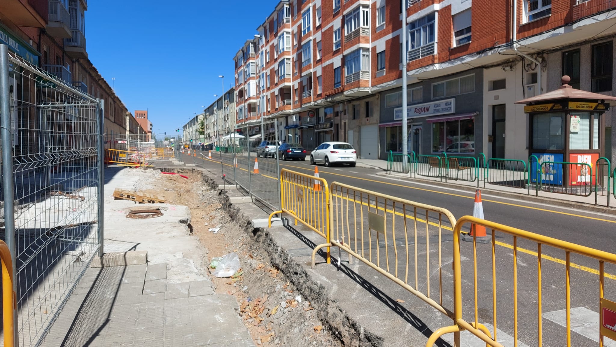 Obras de humanización en Avenida de Galicia