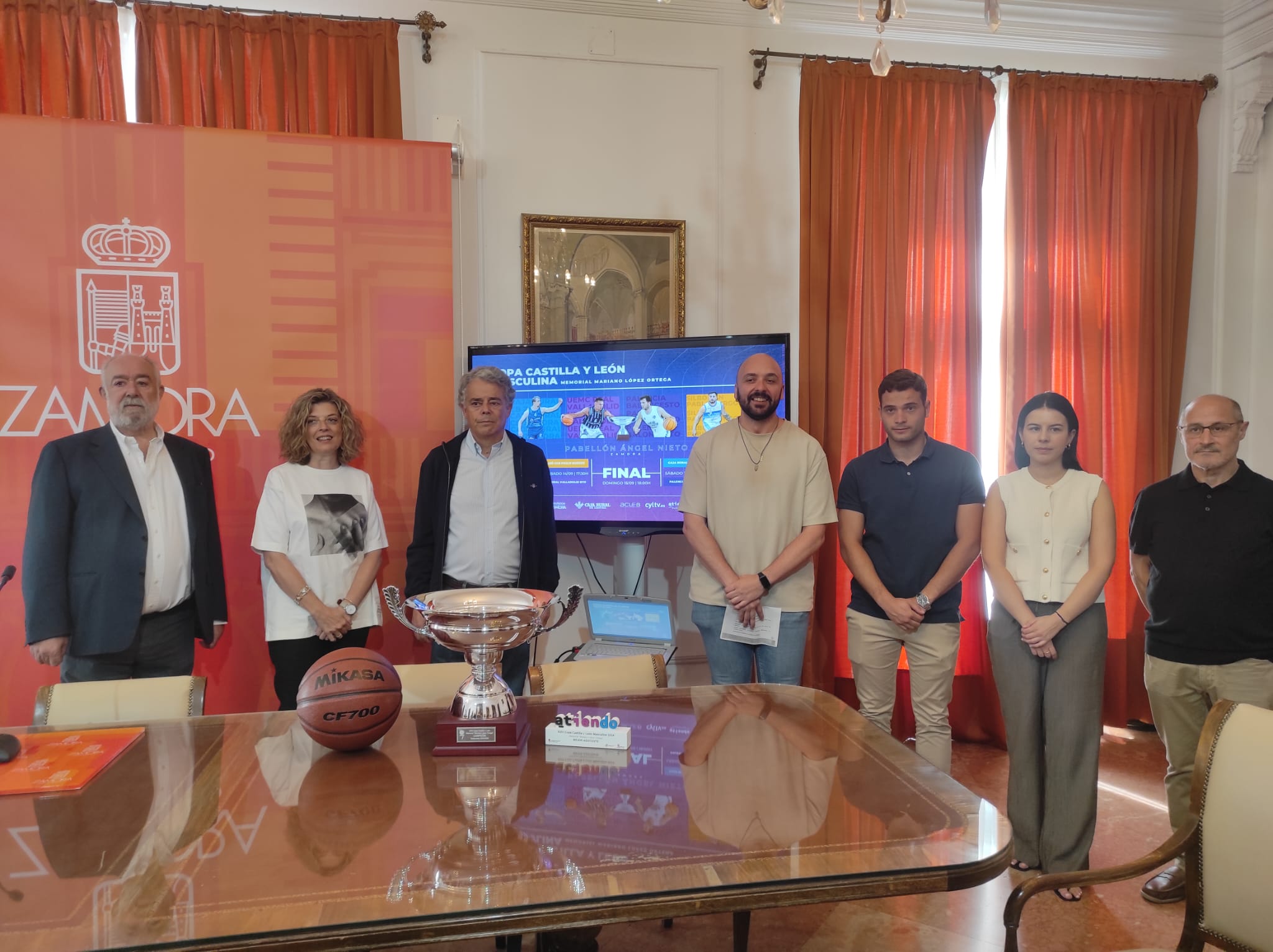 Presentación de la Copa Castilla y León de Baloncesto