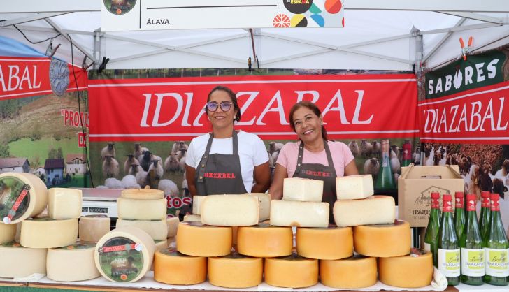 Lina Mendoza y Carmelina Preteltl de Queso Idiazabal Aumitz de Álava