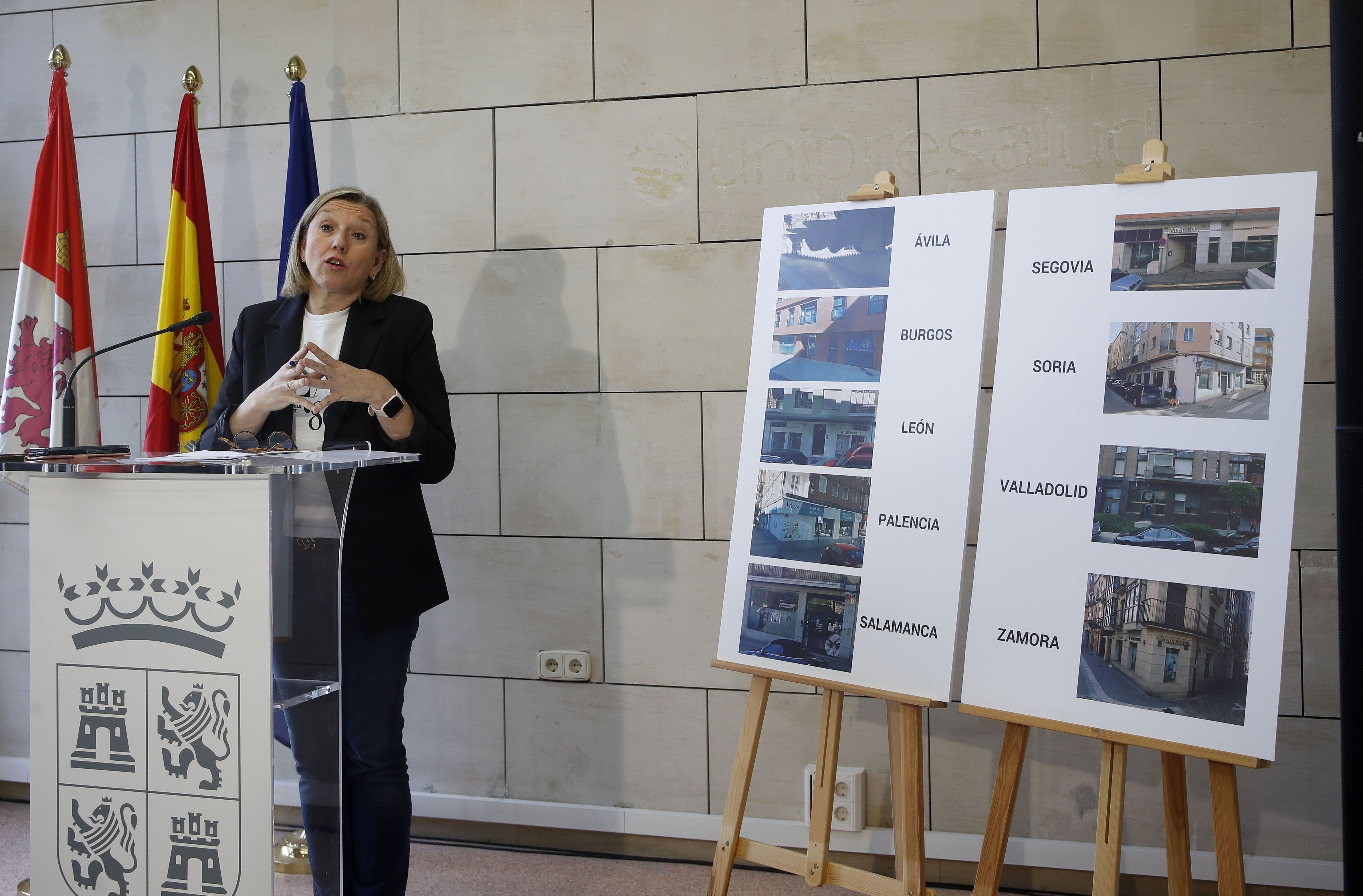 Isabel Blanco visita al futuro Centro de Atención a Víctimas en Valladolid. Junta de Castilla y León