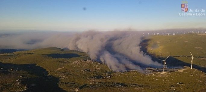 Incendio en La Tejera