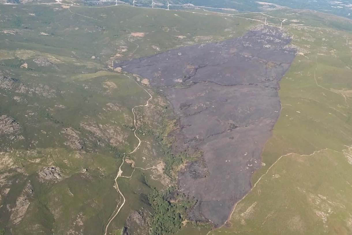 Incendio en La Tejera