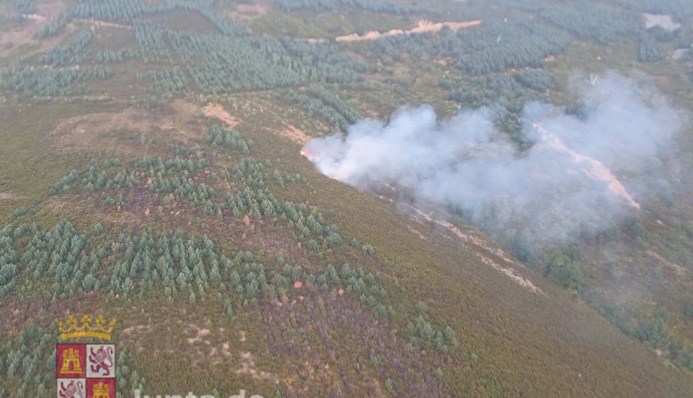 Incendio en Rosinos