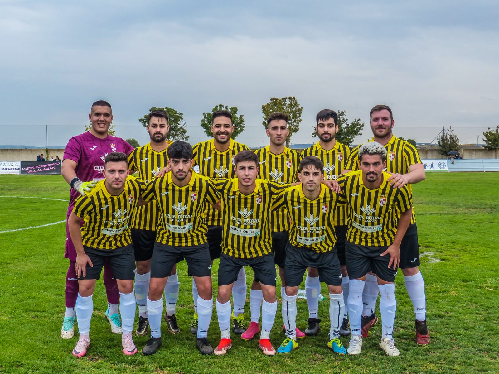 Once inicial del Moraleja CF frente al Salamanca UDS