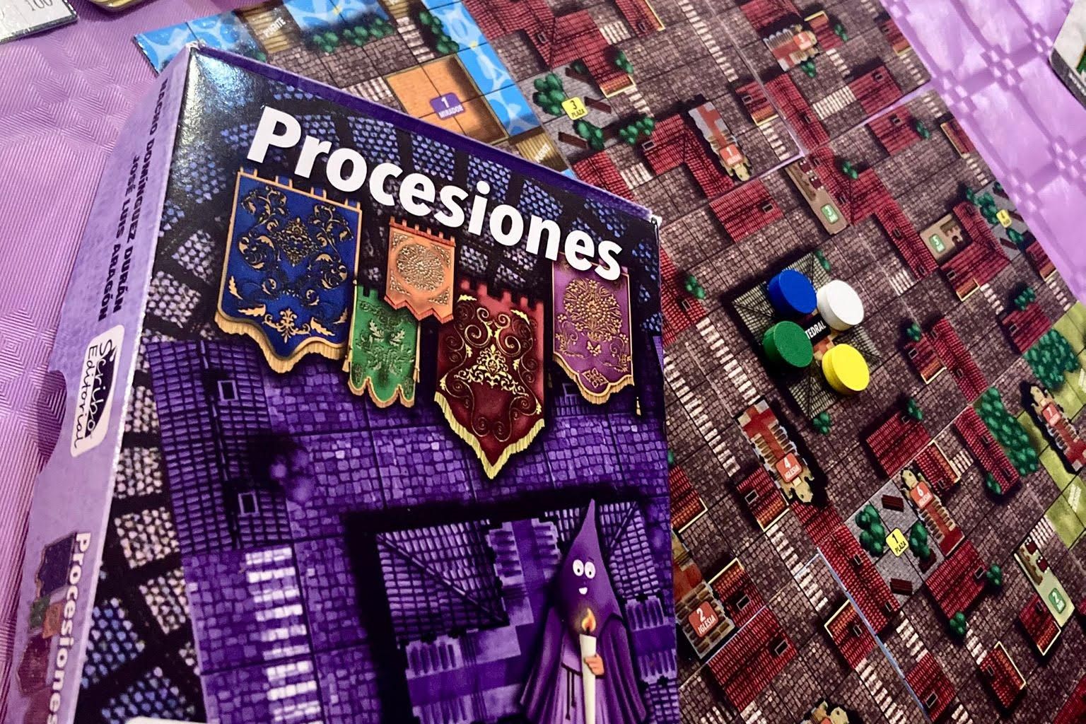 Juego de mesa 'Procesiones'.