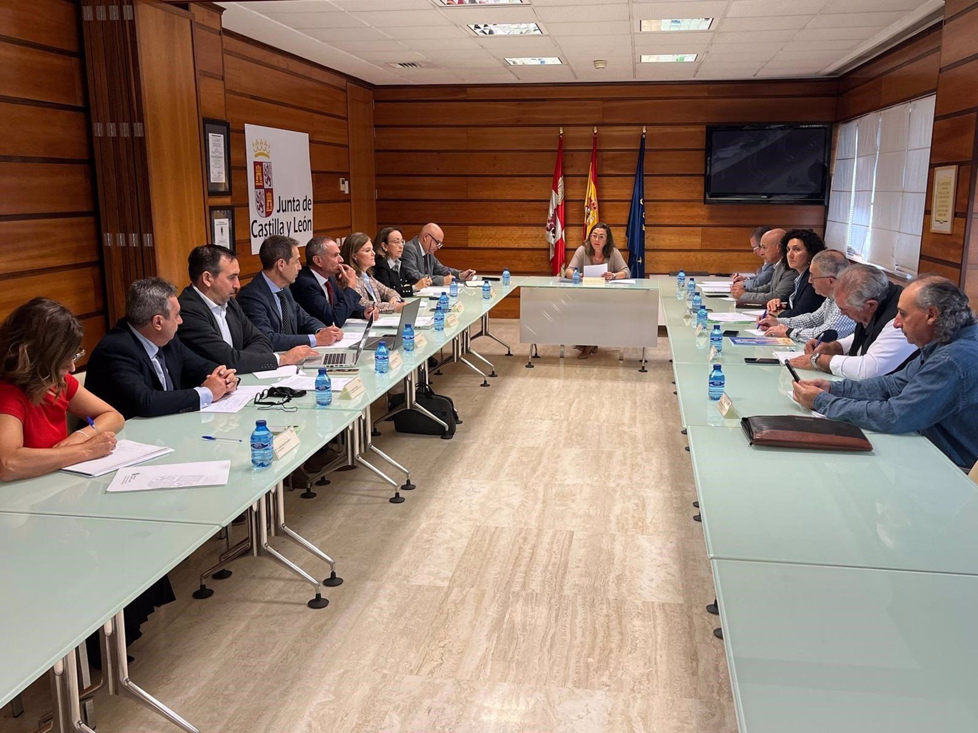 González Corral en la reunión del Consejo Regional Agrario celebrado este martes en Valladolid   JCYL