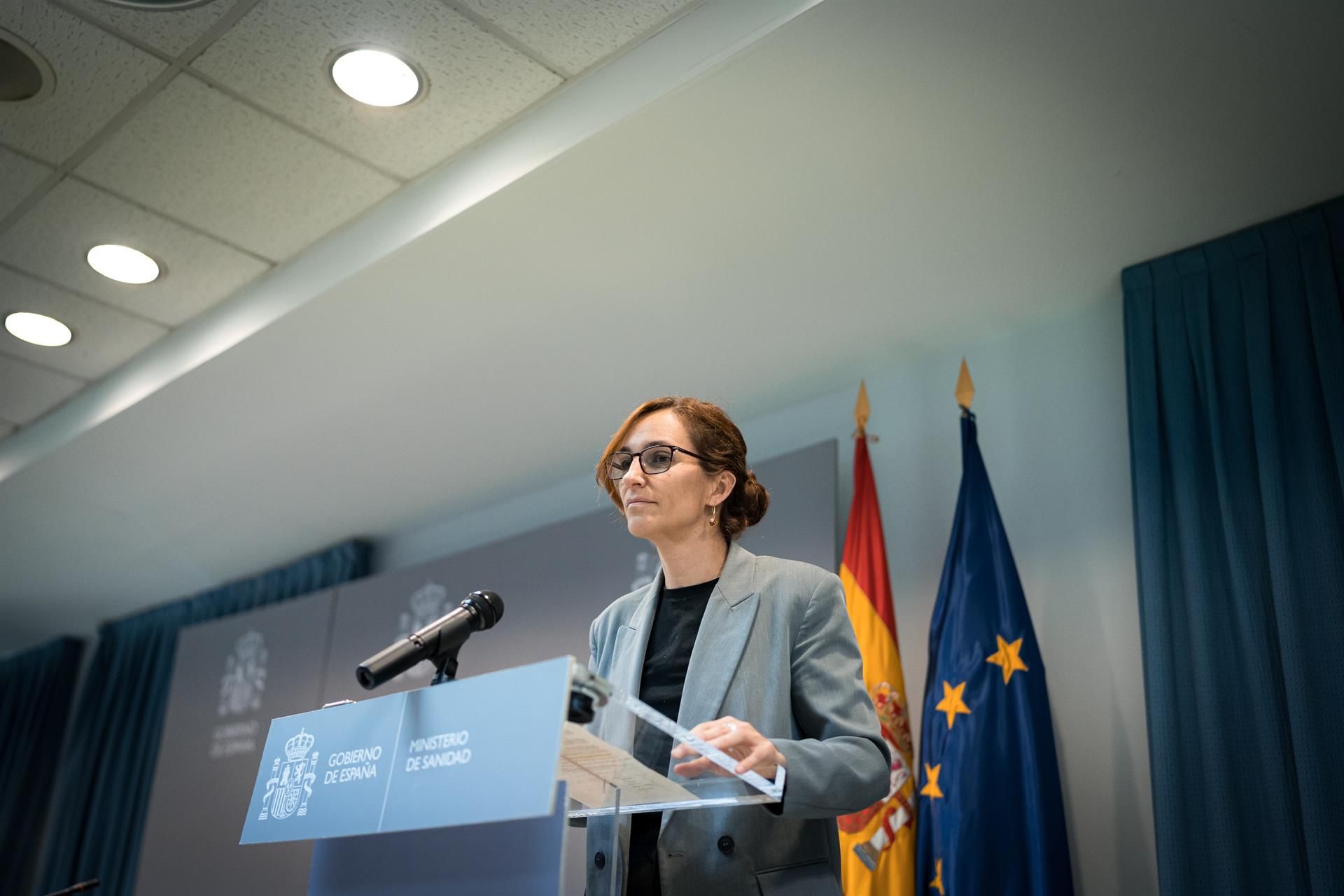 Archivo - La ministra de Sanidad, Mónica García, preside el pleno del Consejo Interterritorial del Sistema Nacional de Salud (CISNS), en la sede del Ministerio, a 14 de junio de 2024, en Madrid (España). Durante el consejo, se designa, a instancia de los - Diego Radamés - Europa Press - Archivo