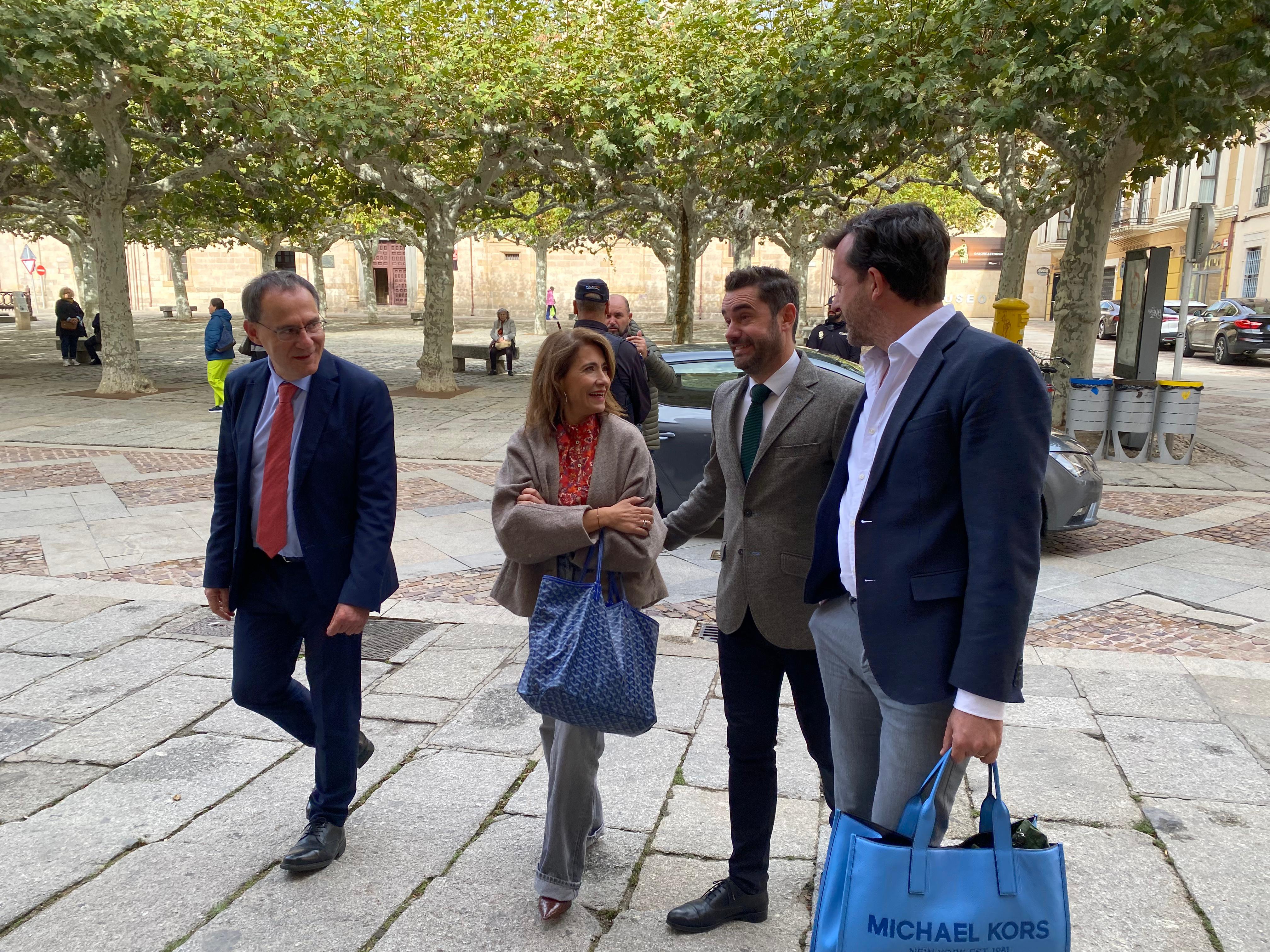 Raquel Sánchez, presidenta de Paradores, visita el Parador de Zamora 