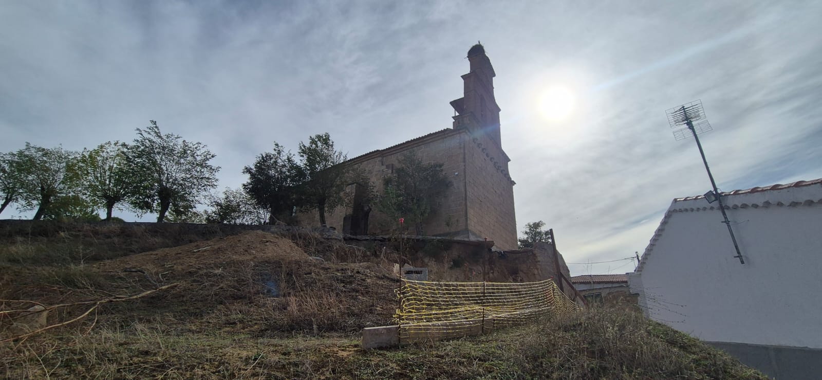 Iglesia de Santa María Magdalena en El Piñero. FOTO: Hispania Nostra