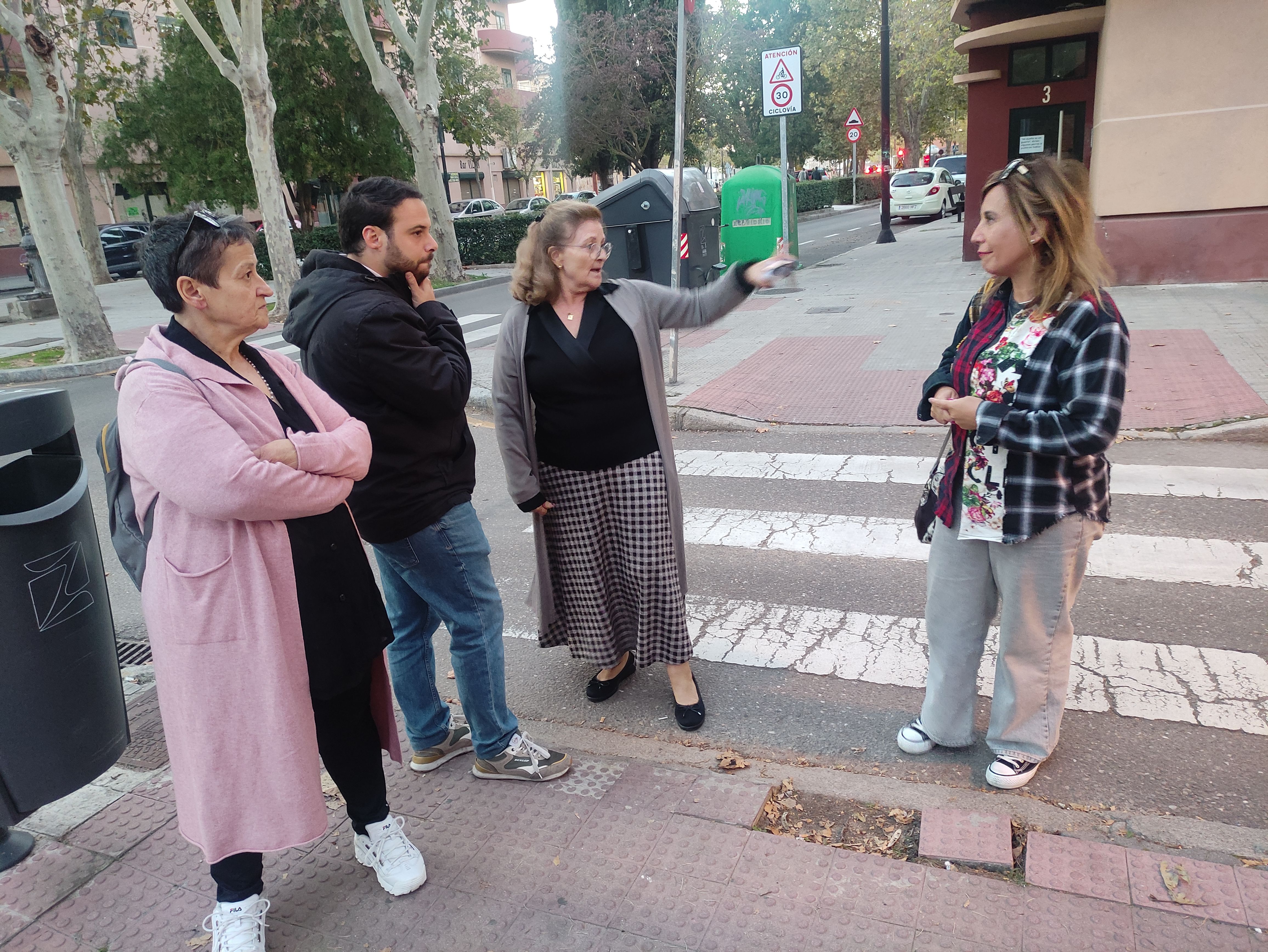 Zamora Sí en el barrio de Los Bloques