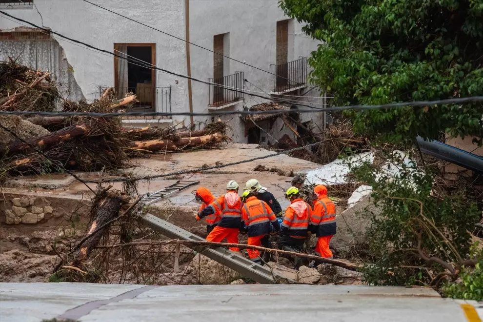 Labores de rescate en Valencia por la DANA. Europa Press