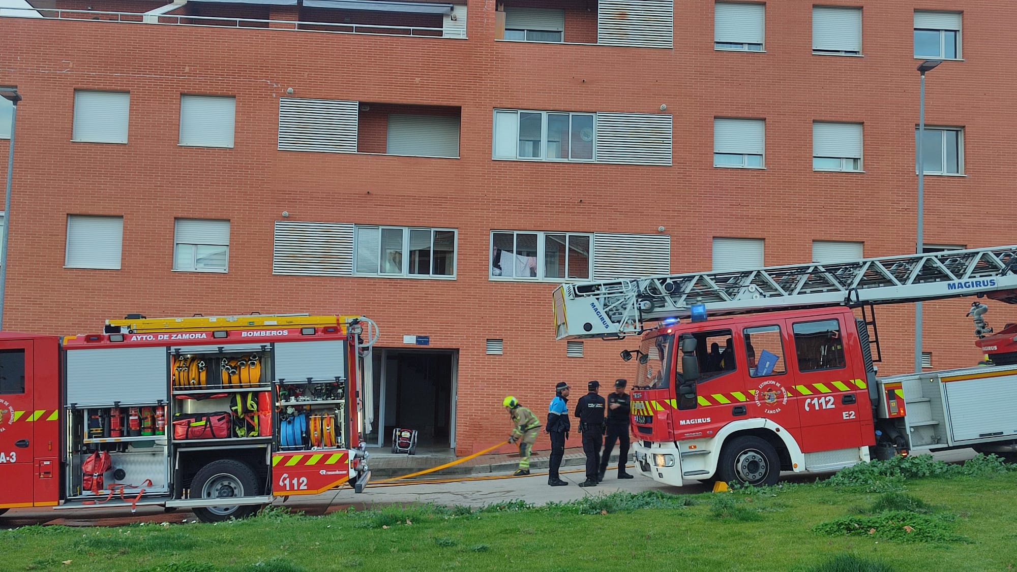 Imagen de los medios en la zona