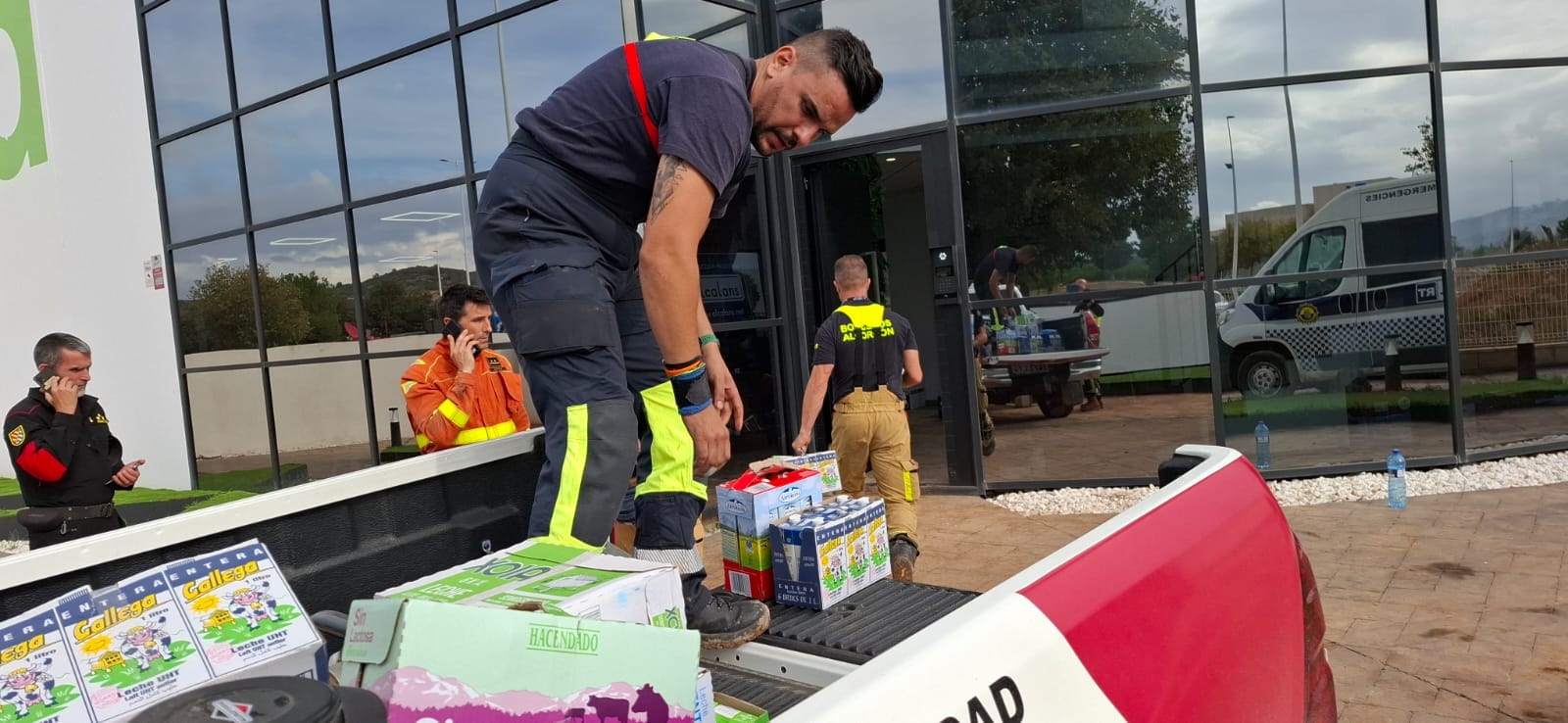 Bomberos de Zamora en la Comunidad Valenciana