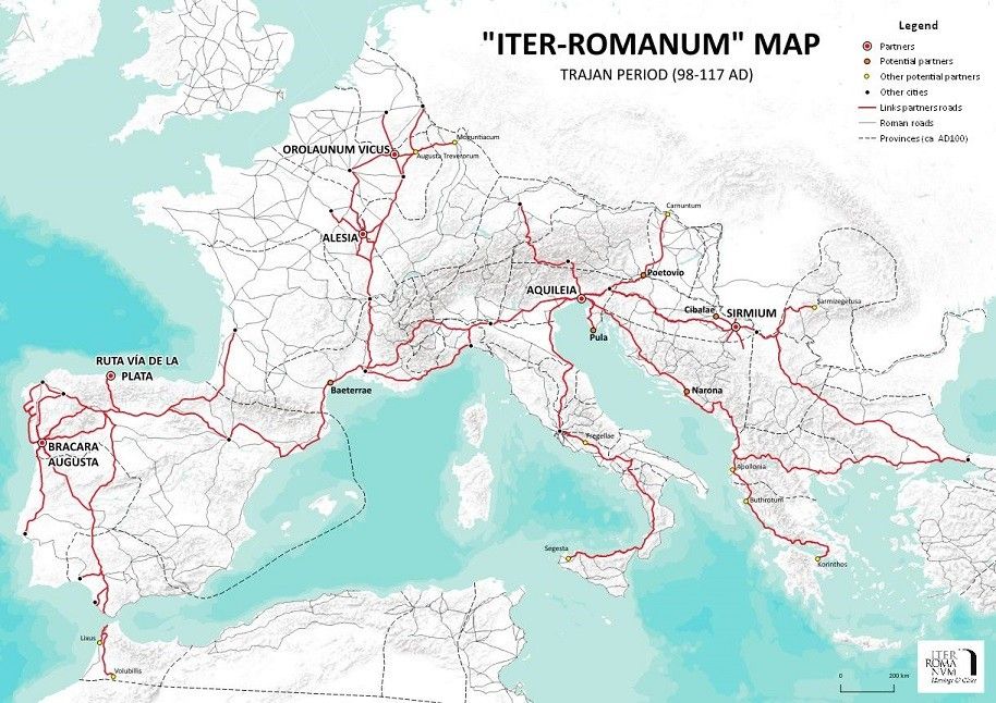 Mapa Iter Romanum