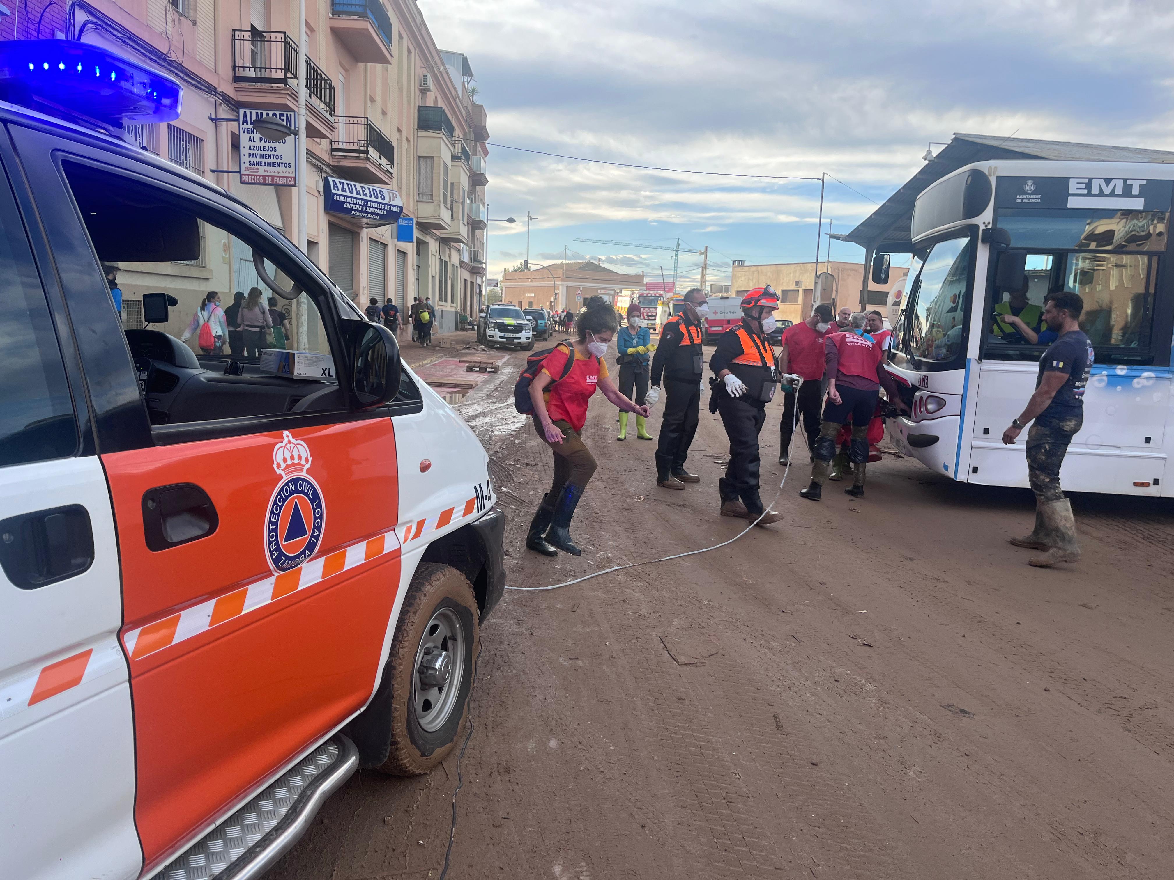 Protección Civil de Zamora, una mano más ante el desastre de Valencia 