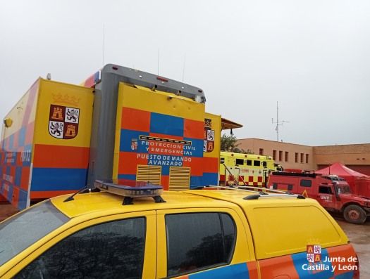 Unidad de Protección Civil y Emergencias Castilla y León. Foto: Centro de Emergencias Castilla y León.