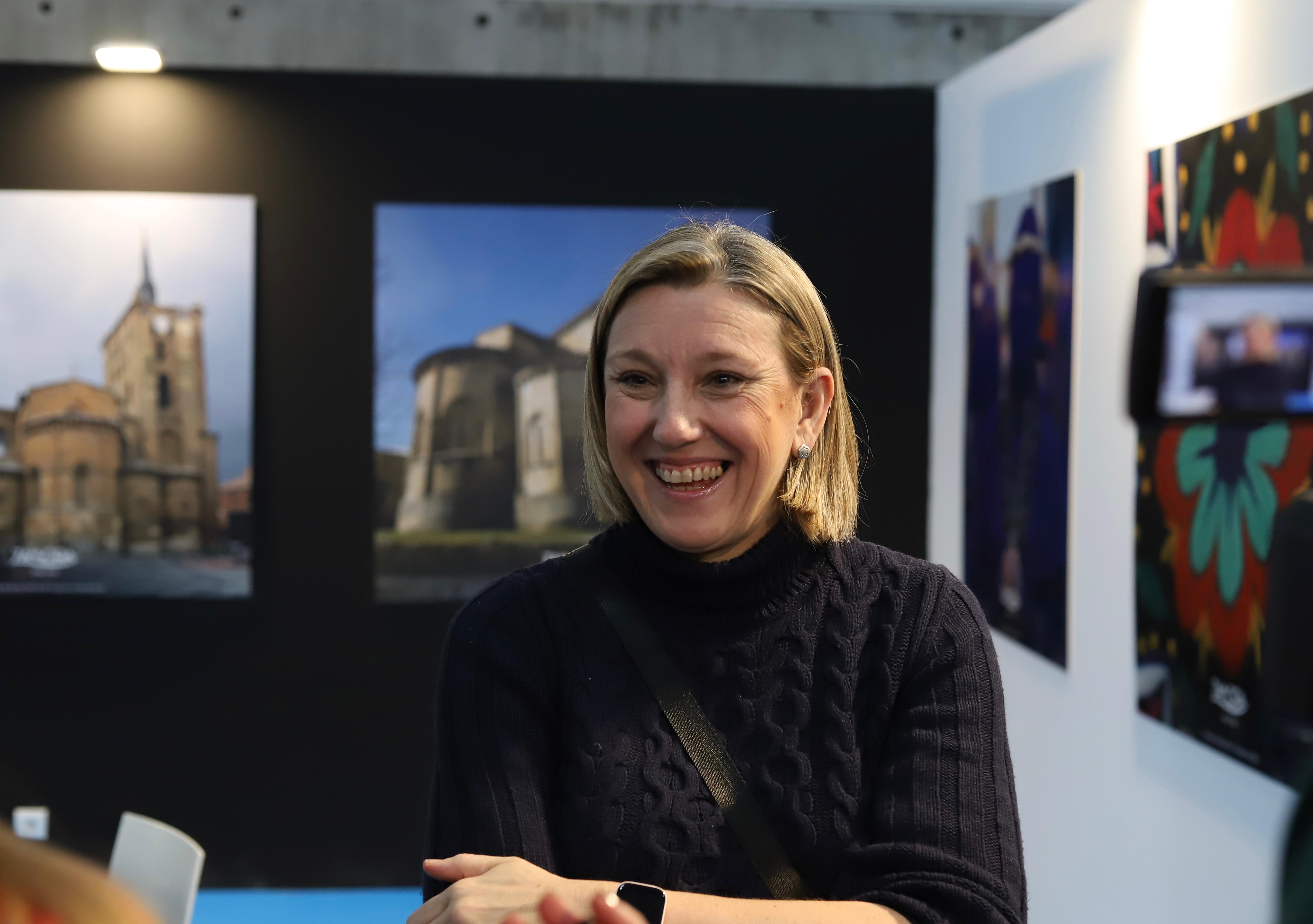 Isabel Blanco, vicepresidenta de la Junta de Castilla y León en la Feria AR-PA.