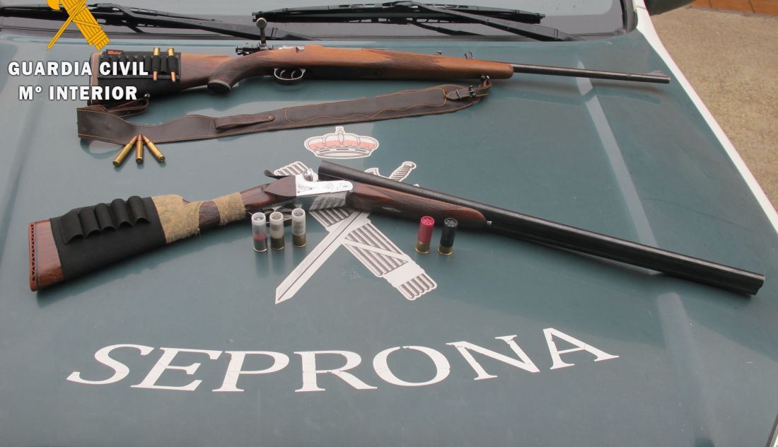 Guardia Civil intercepta a un cazador furtivo