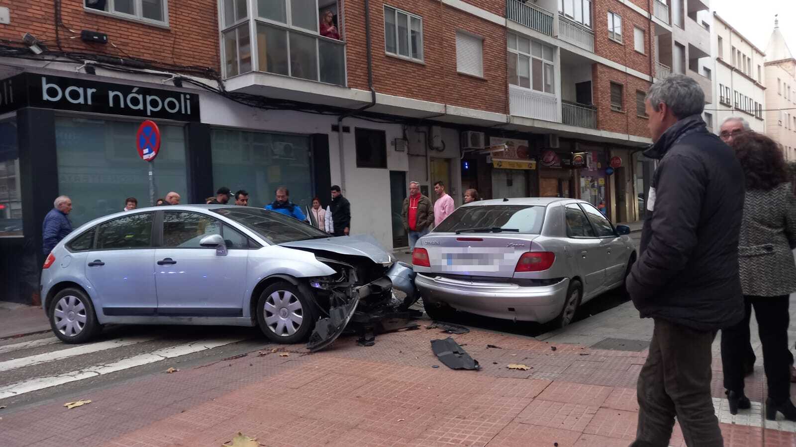 Accidente en la calle Monsalve