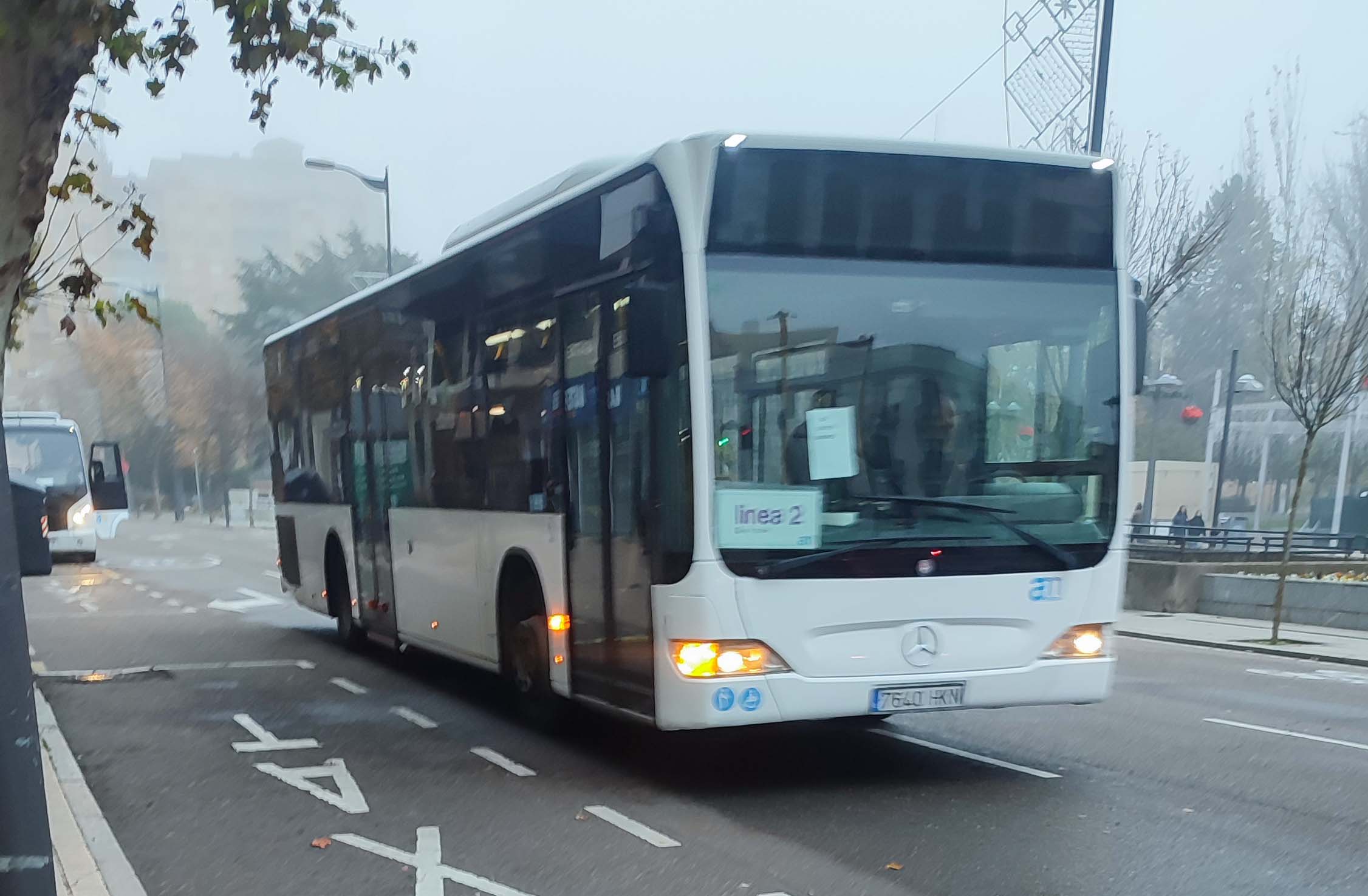 Autobús urbano este jueves