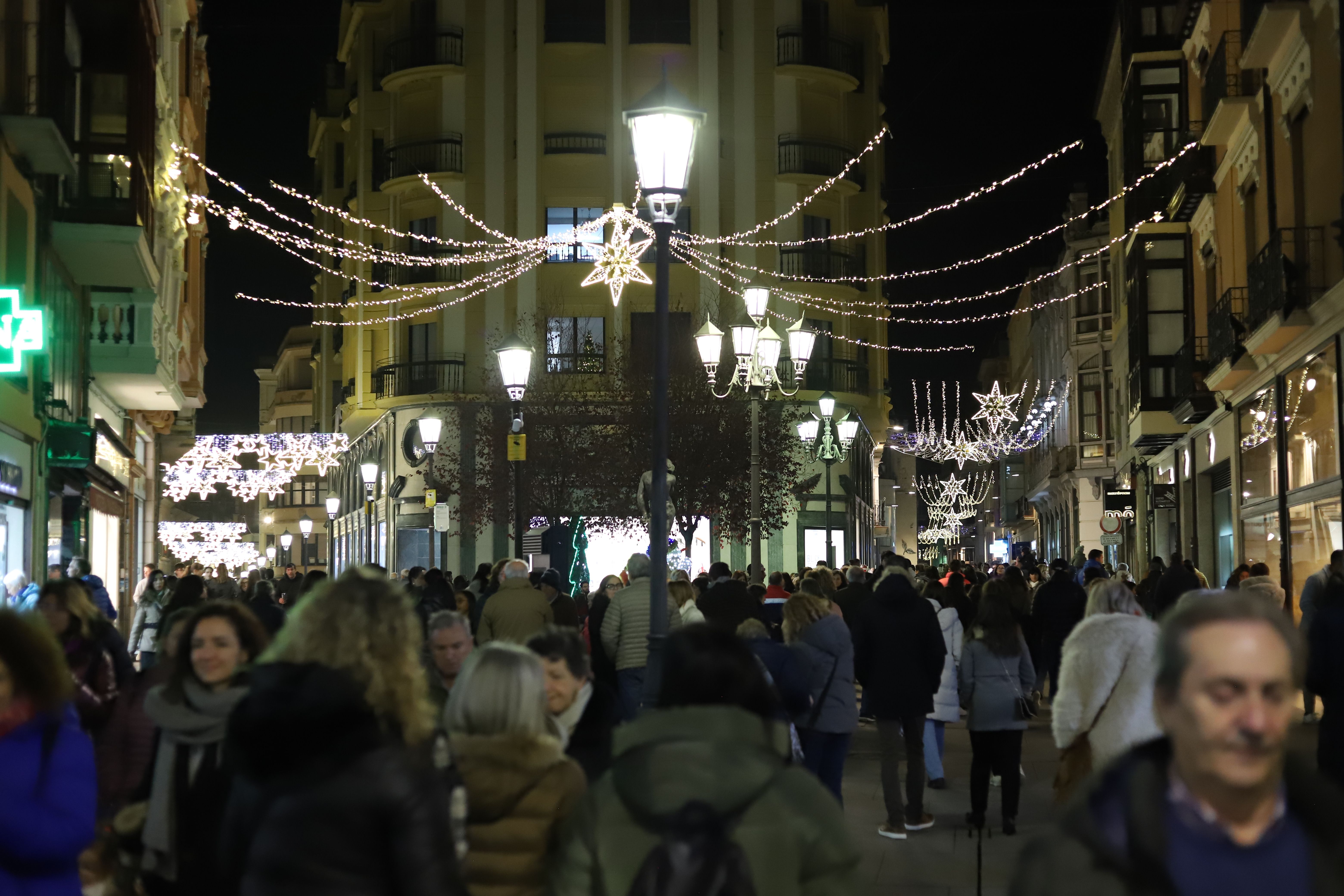 Encendido de Navidad 2024 en Zamora. FOTO: María Lorenzo