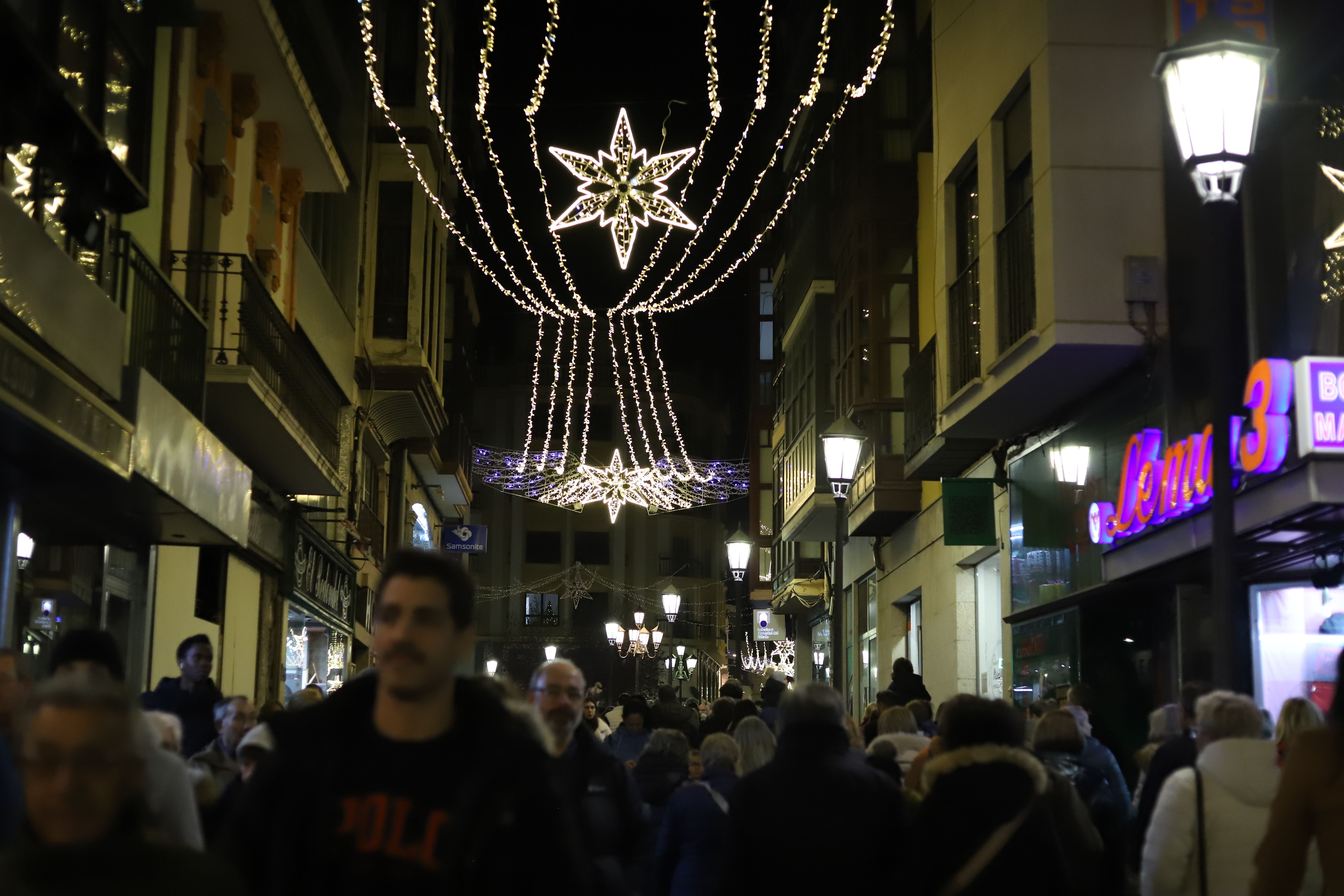 Encendido de Navidad 2024 en Zamora. FOTO: María Lorenzo