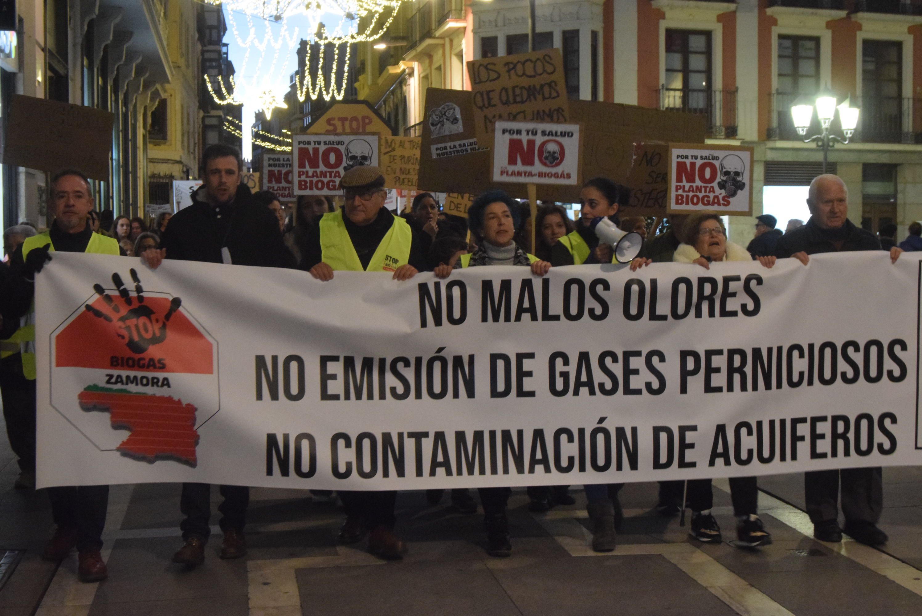 Manifestación Stop Biogás Zamora