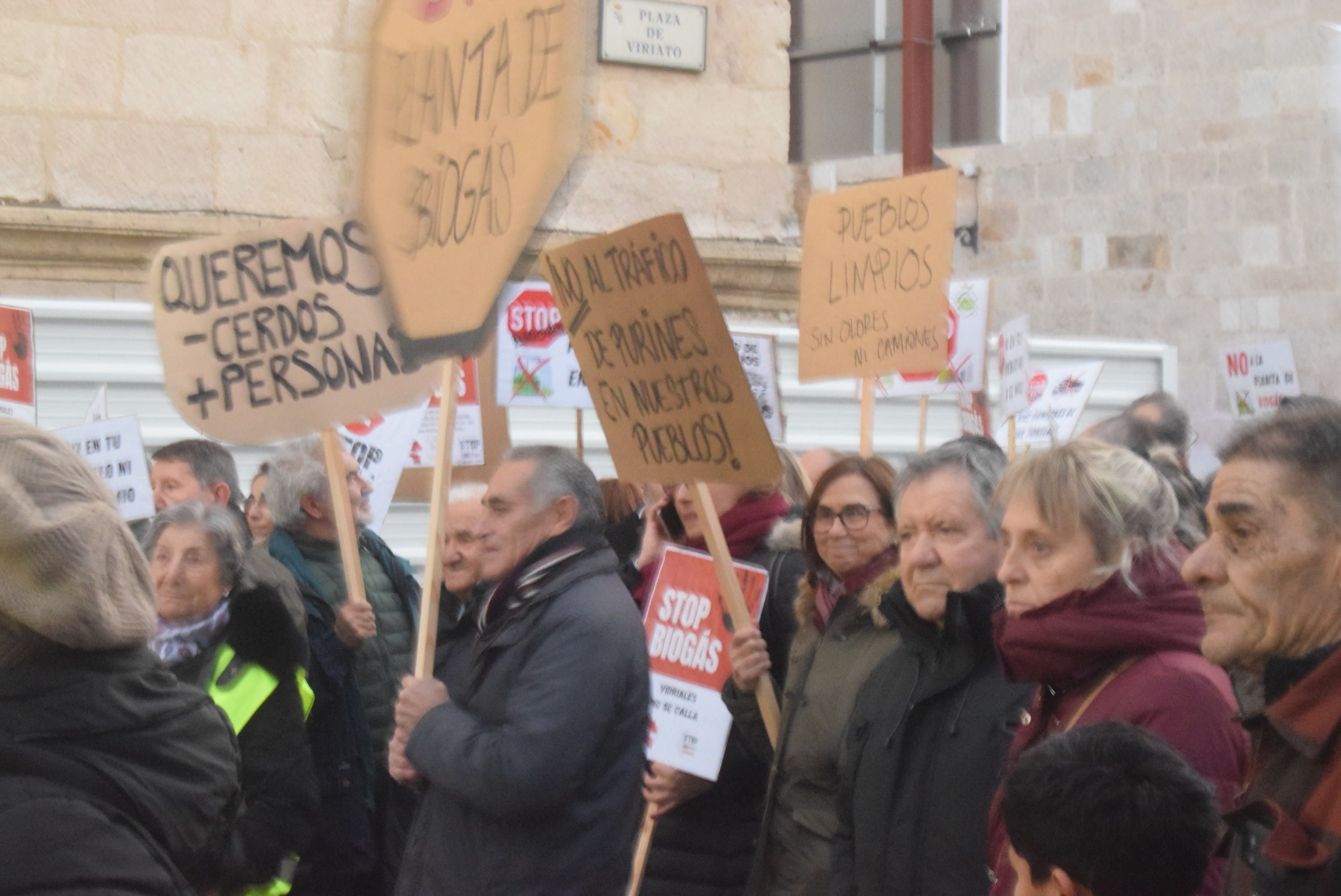 Manifestación Stop Biogás Zamora