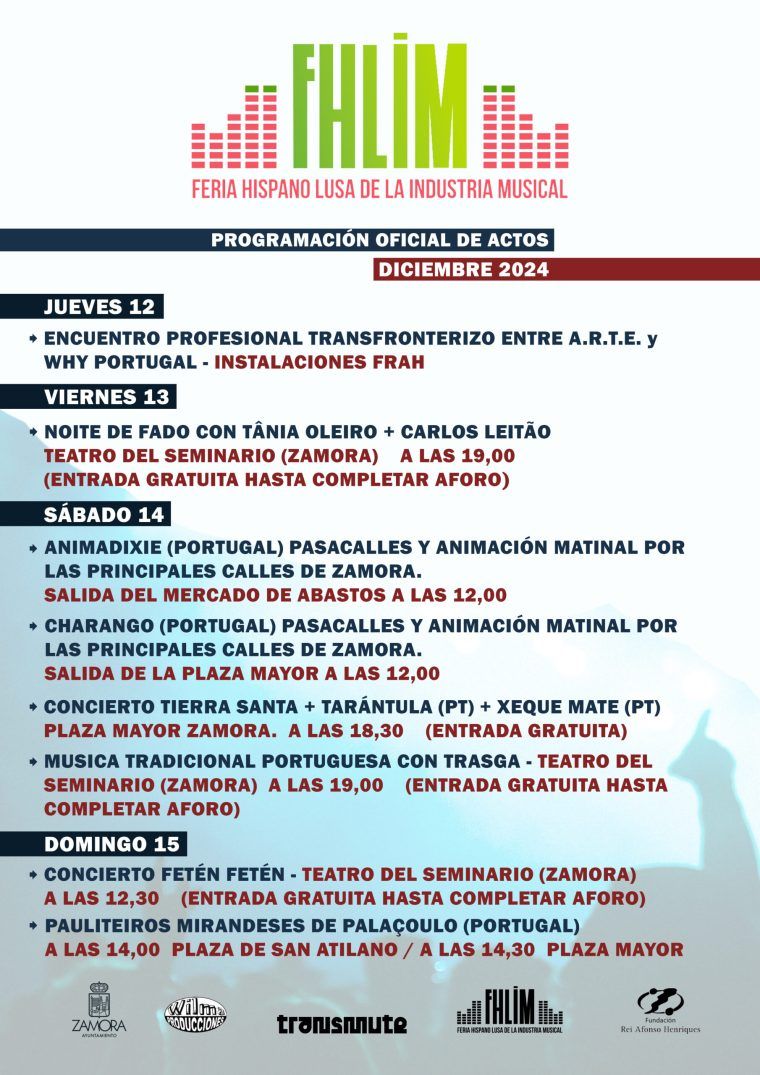 Programa de la FHLIM en Zamora