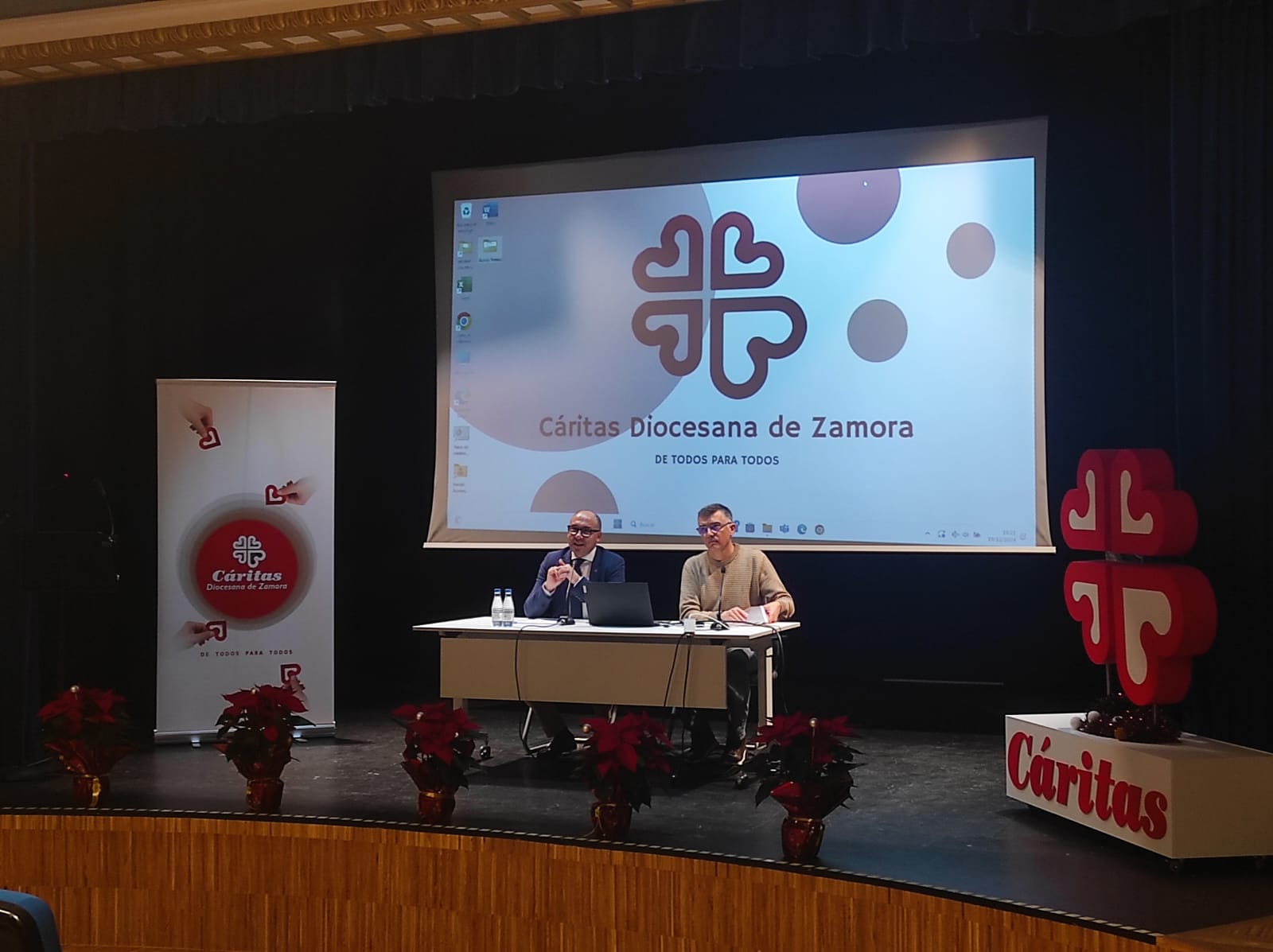 Ponencia Jesús Ucero organizada por Cáritas Diocesana de Zamora.