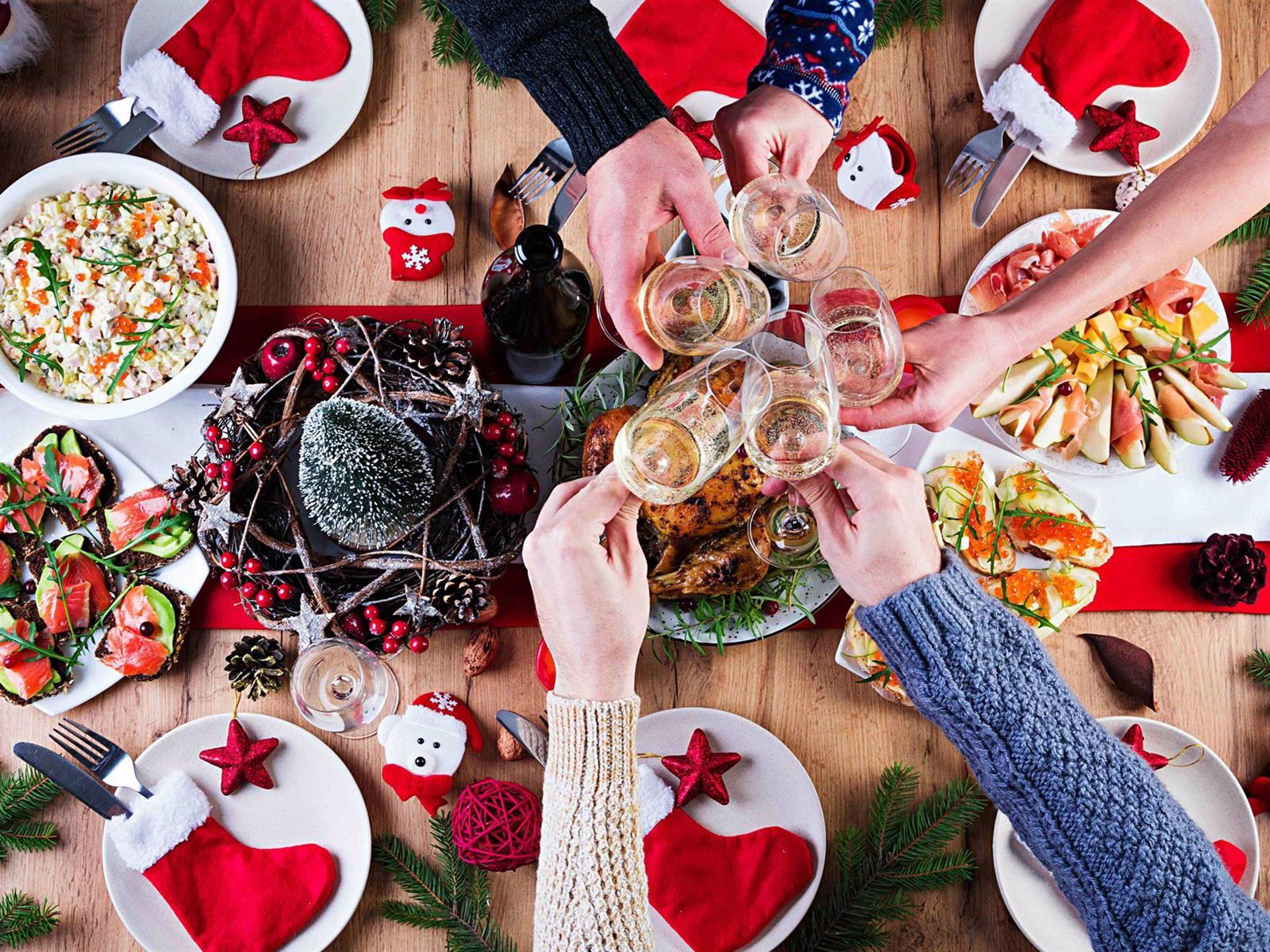 Las comidas y bebidas copiosas son un clásico de la Navidad   CORTESÍA TIMOLINA   Archivo