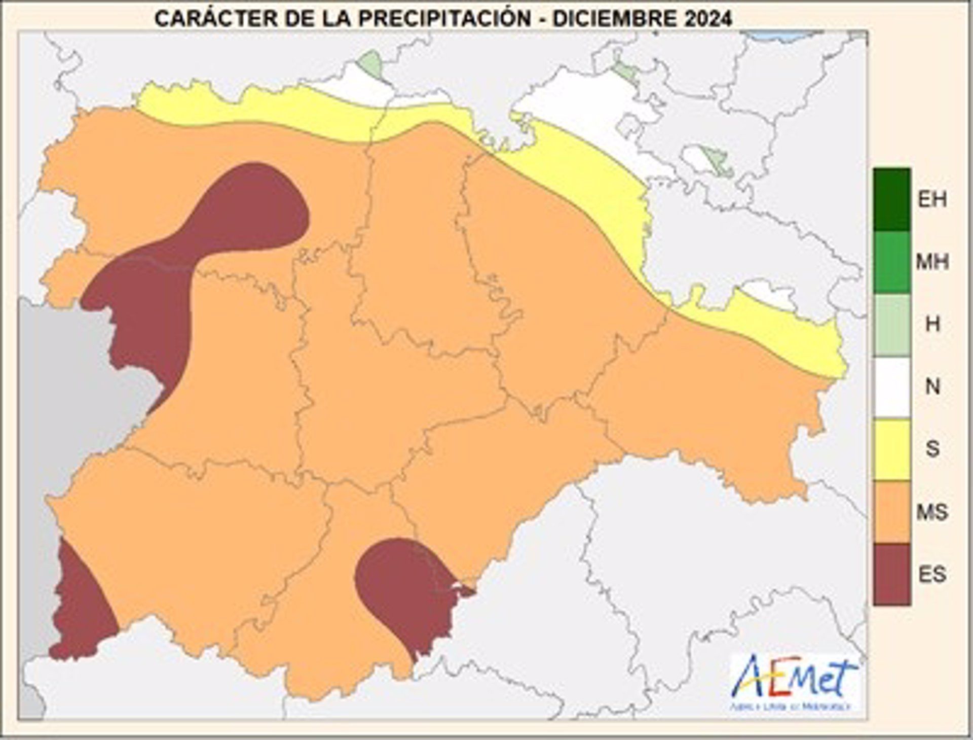 CyL registró un mes de diciembre "muy seco"