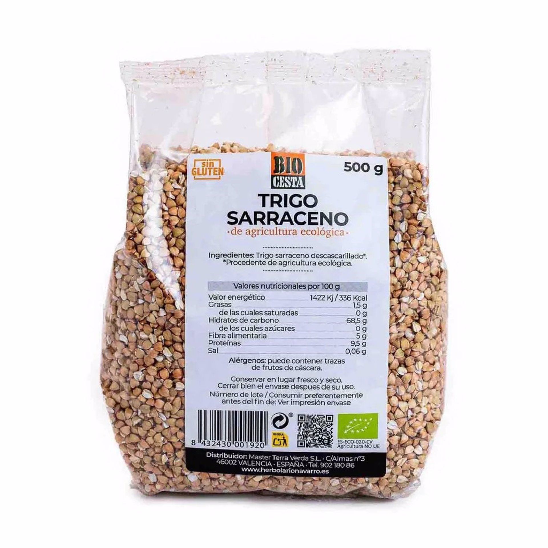 Imagen del producto afectado de trigo sarraceno sin gluten, de la marca Bio Cesta. - AESAN