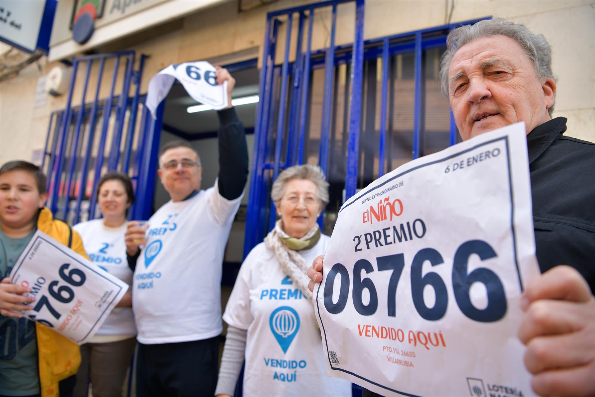 Agraciados con el ‘Segundo Premio’ del Sorteo Extraordinario de El Niño-EP