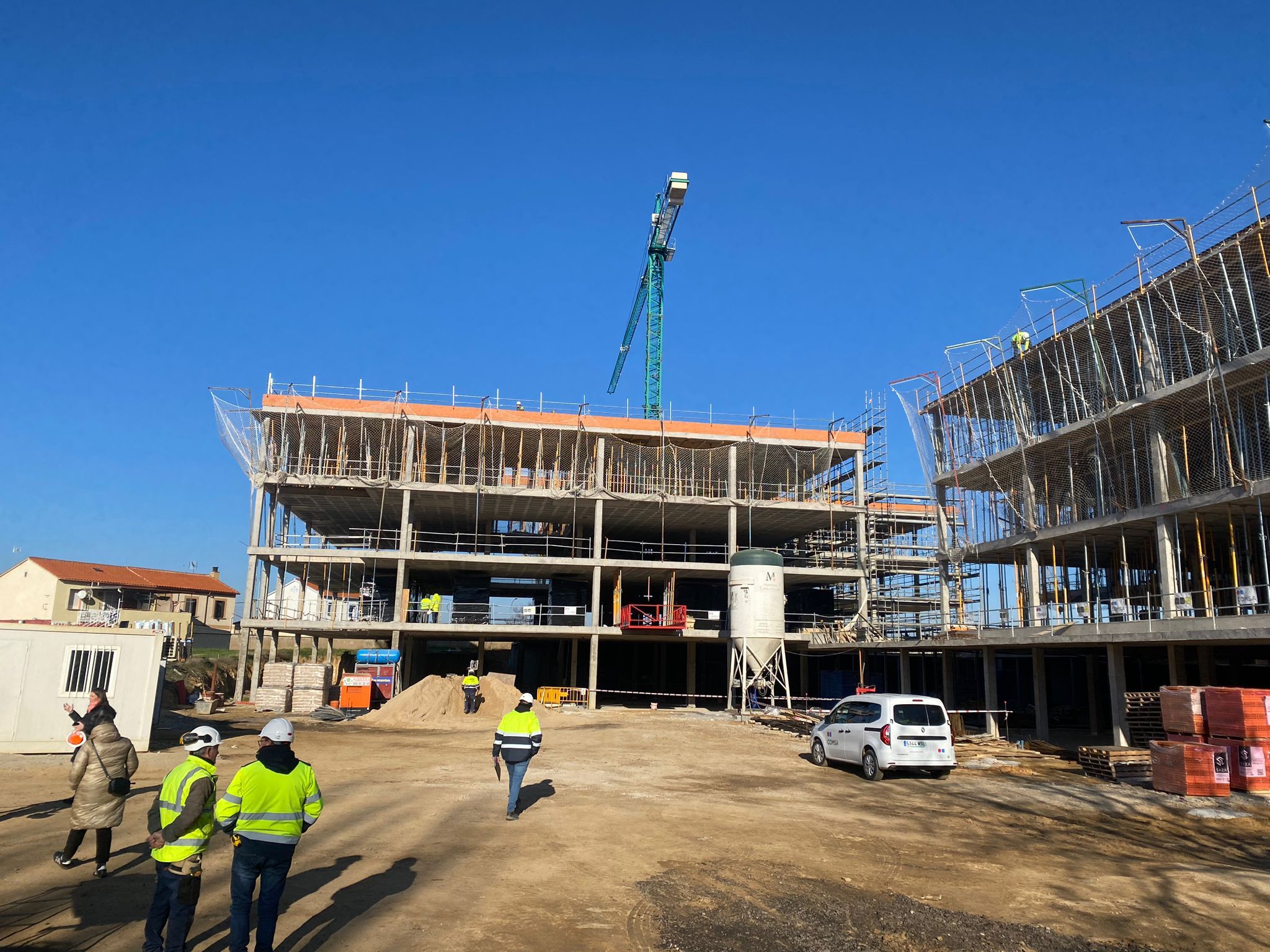 Obras de la nueva residencia en Zamora