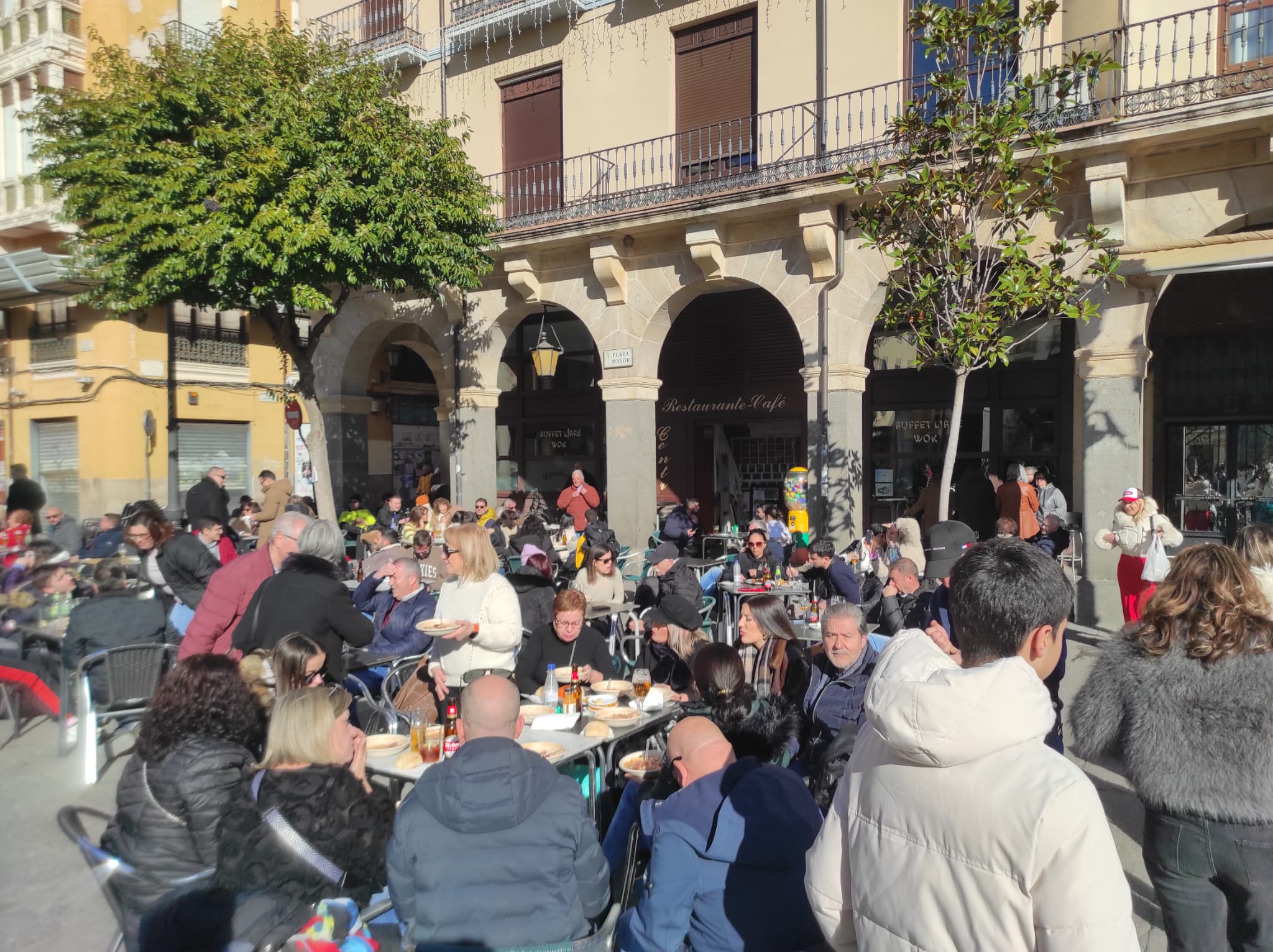 San Antonada en la Plaza Mayor de Zamora 