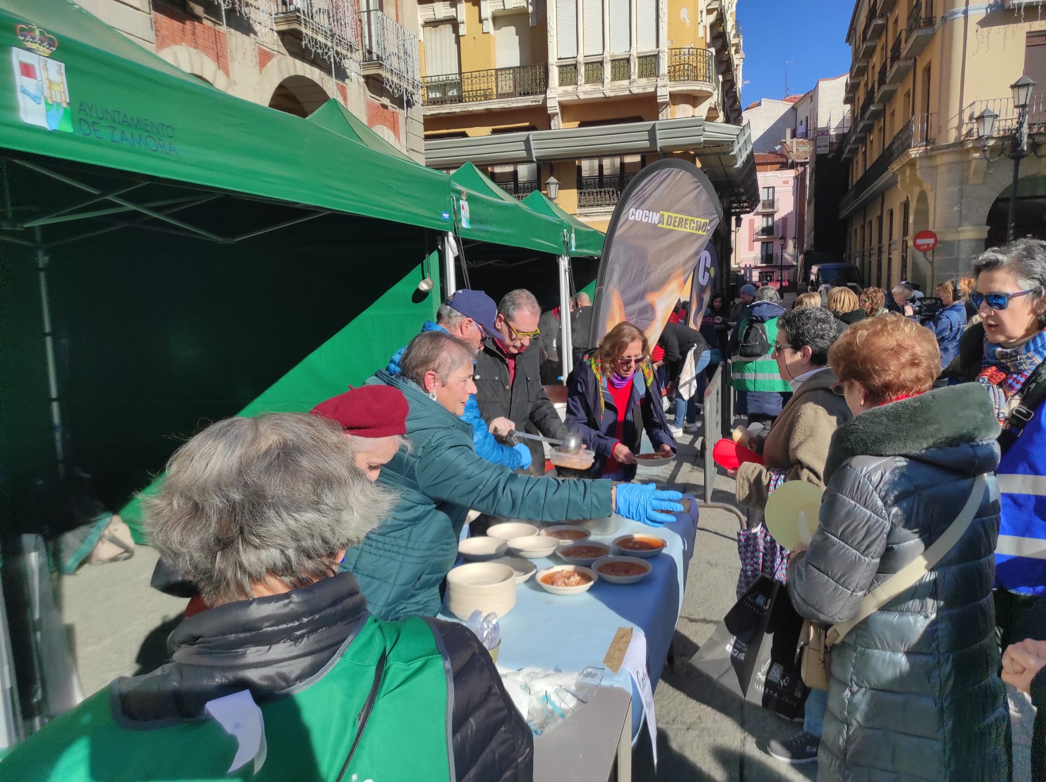 San Antonada en la Plaza Mayor de Zamora 