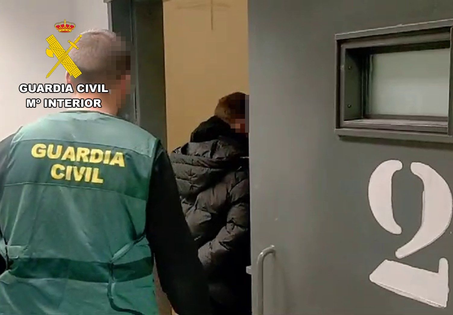 El detenido por la Guardia Civil