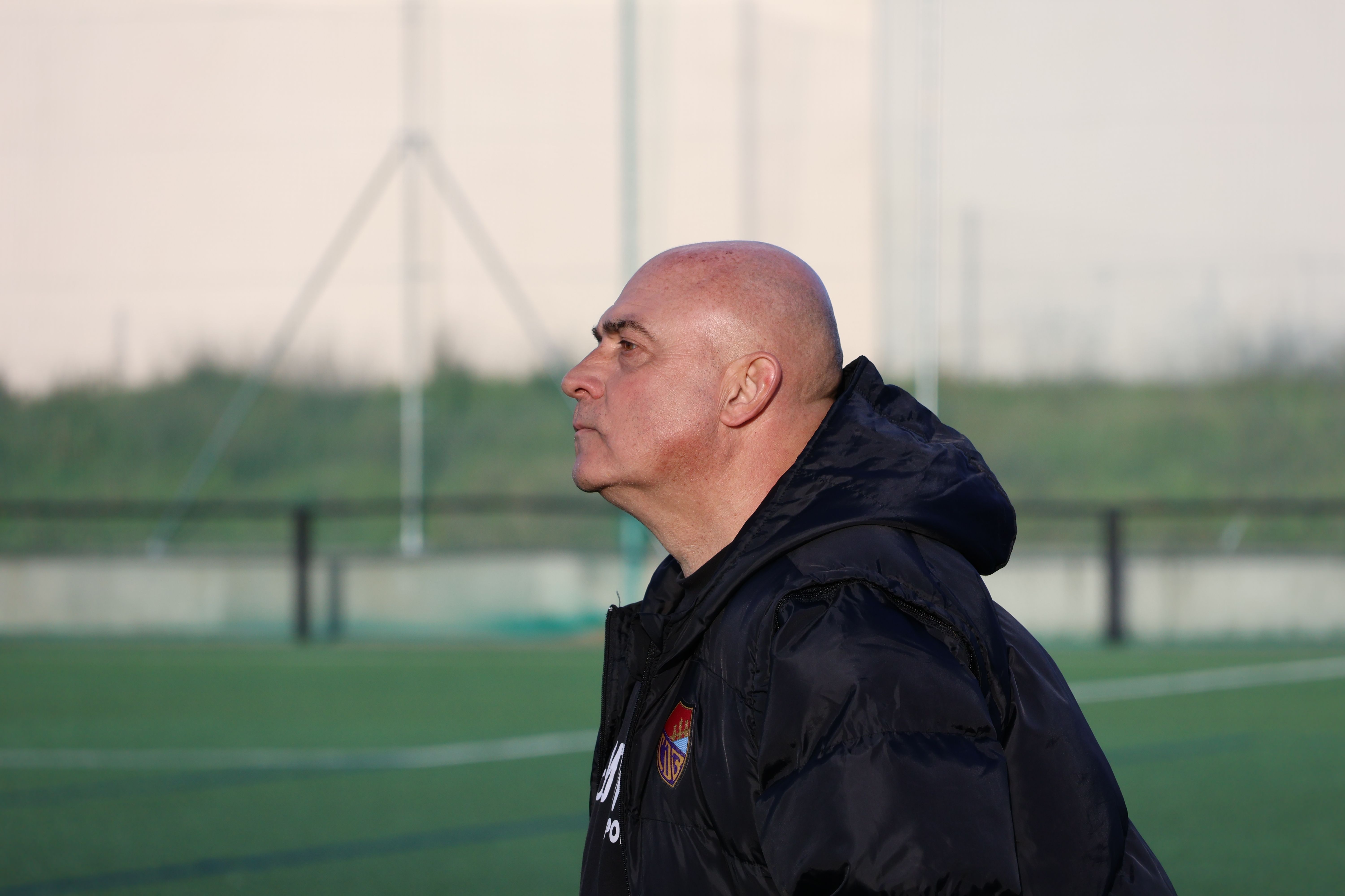 Santi Redondo, durante el Zamora CF B - CD Benavente