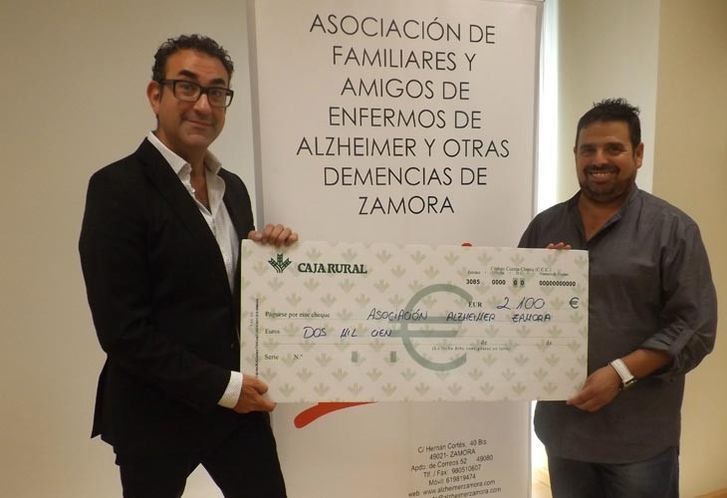  AFA Zamora recibe la recaudación de la I Carrera Popular Solidaria de La Bóveda de Toro 