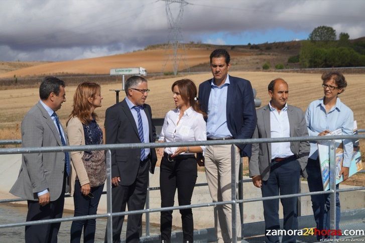  Clemente confía en ampliar la mejora de los regadíos a la margen izquierda del Duero 