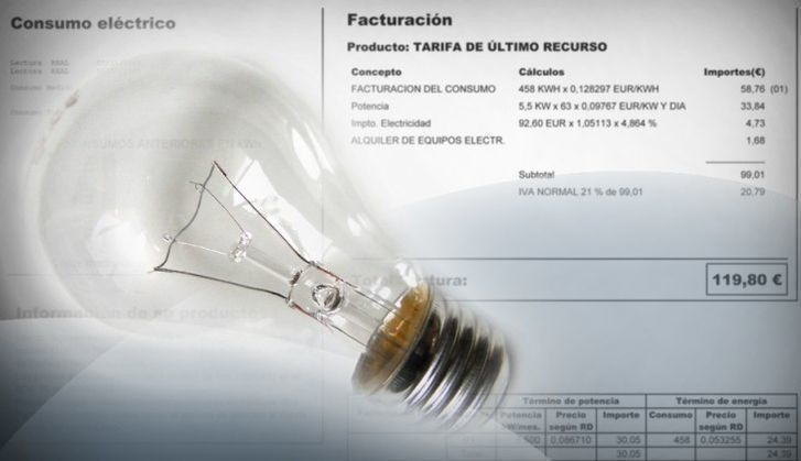  Piden al Gobierno acabar con el actual sistema tarifario de la luz 