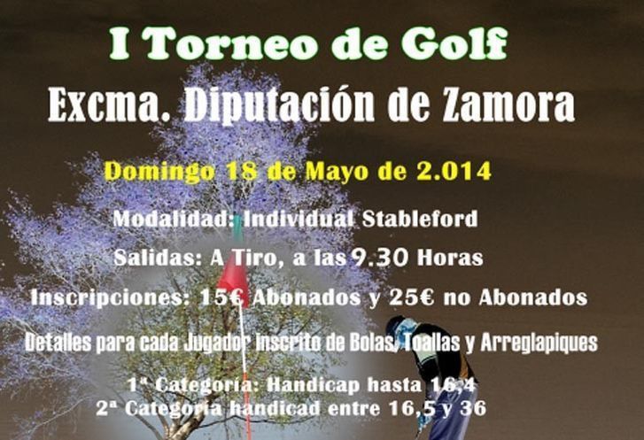  Villarrín, sede del torneo de golf Diputación de Zamora 