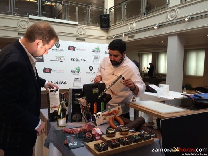  Moralejo Selección muestra sus productos en la primera Pasarela Gastronómica de Castilla y León celebrada en Madrid 