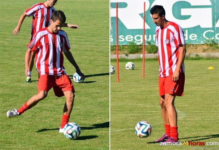  Coque y Víctor Sobrino ya entrenan con el Zamora CF 