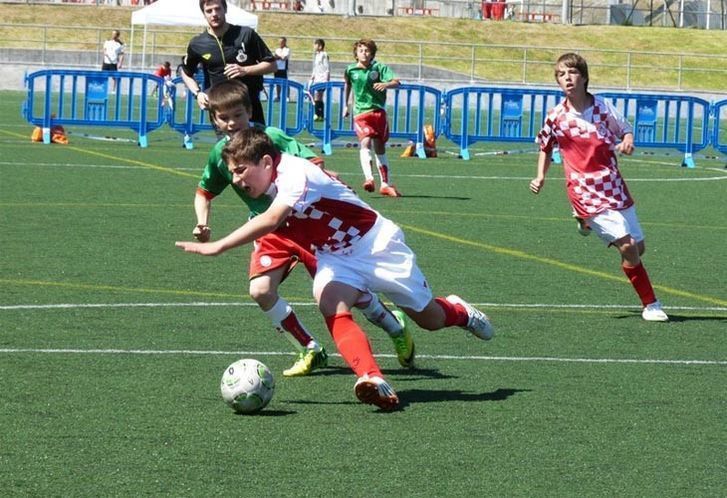  El alevín del Zamora CF Víctor Lladó, en cuartos de final del Nacional por autonomías 