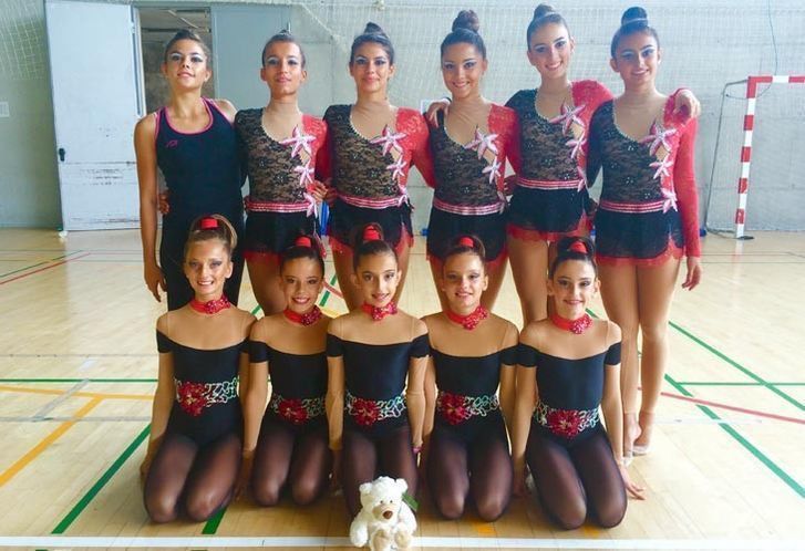  El Rítmica Mapecca logra la quinta plaza en junior e infantil en el Torneo Nacional de Vitoria 